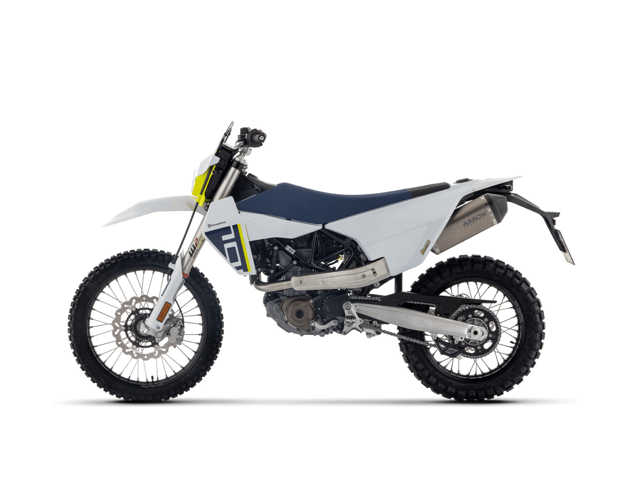 HUSQVARNA 701 ENDURO ARROW Exhaust Full System with Explorer Aluminium "Dark" Silencer 2026 - immagine 2