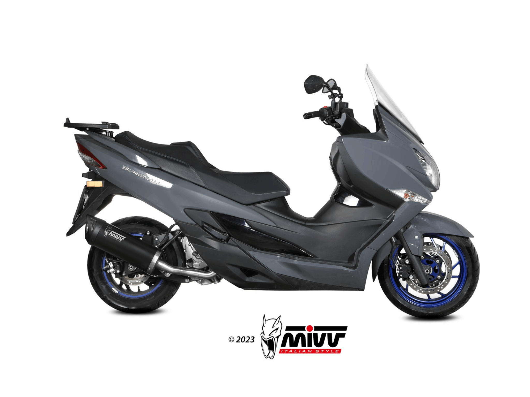 SUZUKI BURGMAN 400 MIVV Exhaust MOVER Slip-On Silencer 2022-2024 - Slika 2