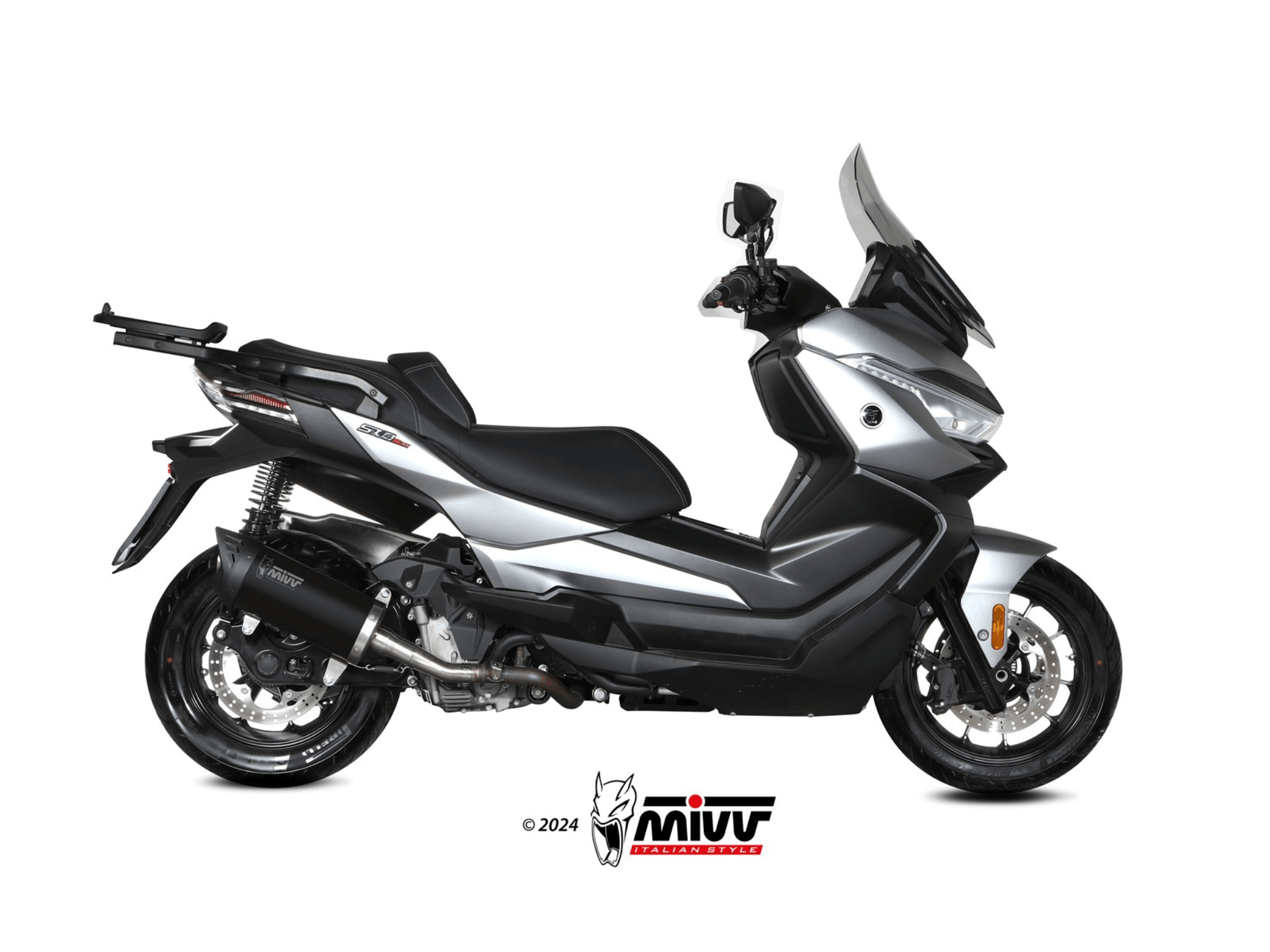 VOGE SFIDA SR4 MAX MIVV Exhaust MOVER Slip-On Silencer 2024 - Slika 2