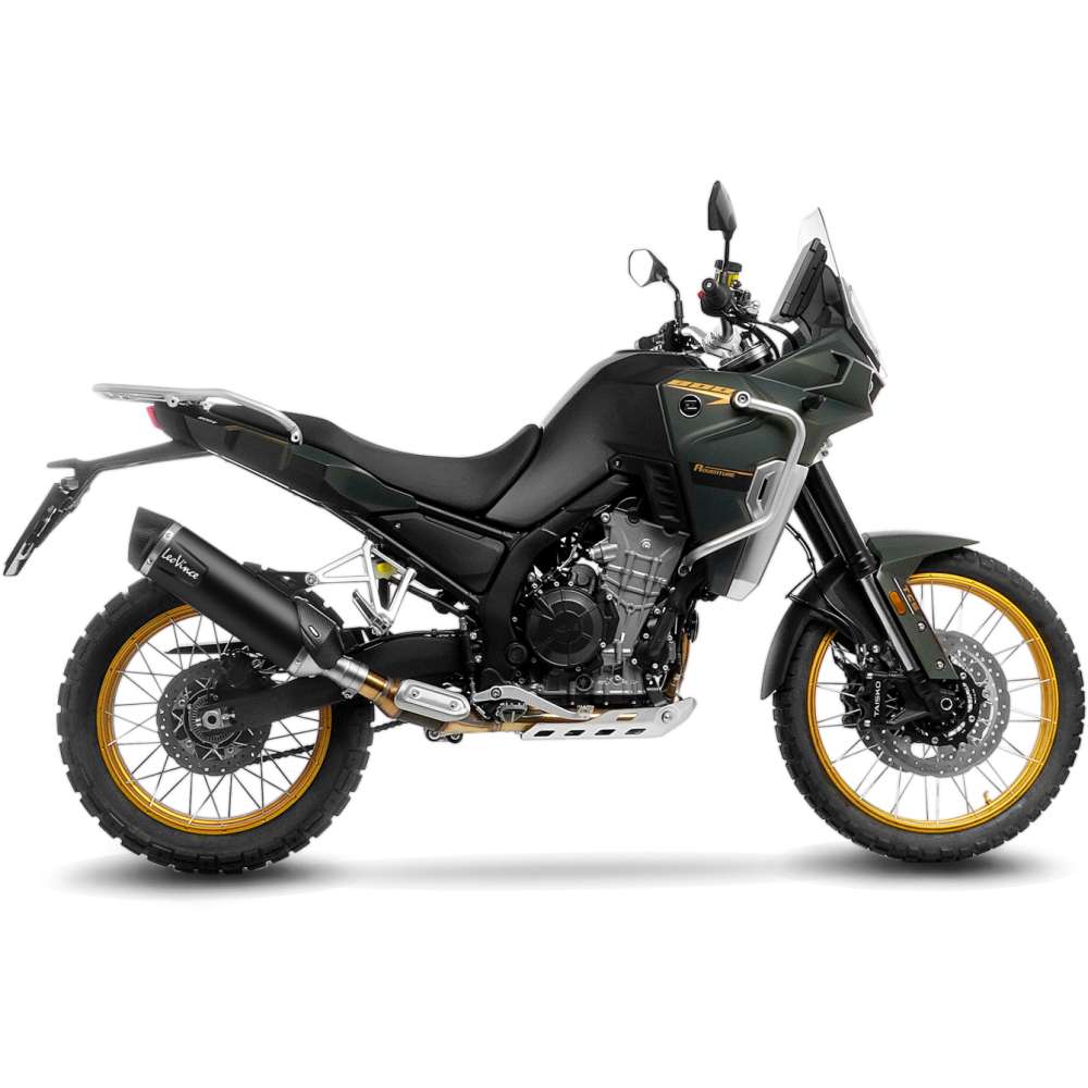 KOVE 800 X LeoVince Exhaust LV ONE EVO Black Slip-On Silencer 2024-2026 - Slika 2