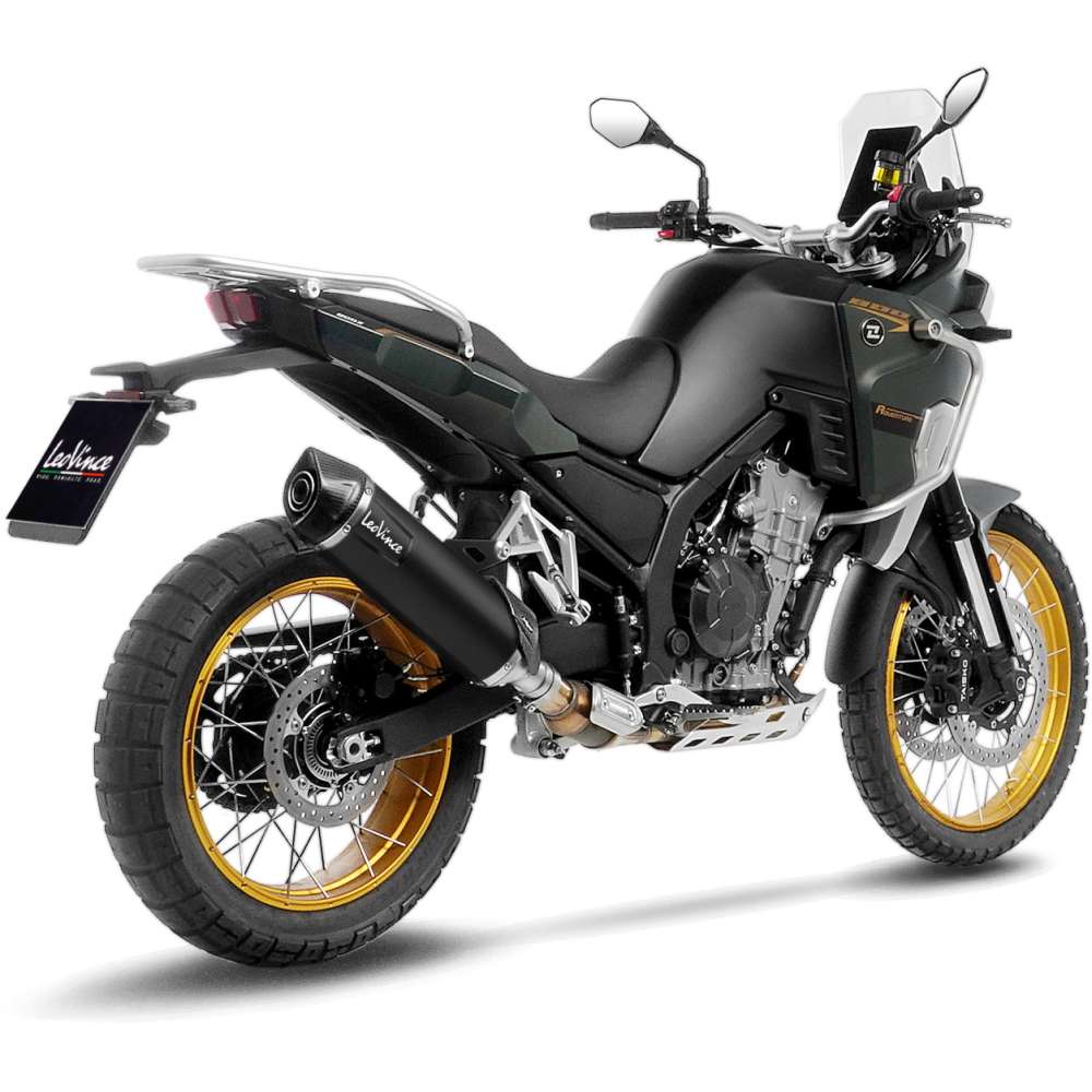 KOVE 800 X LeoVince Exhaust LV ONE EVO Black Slip-On Silencer 2024-2026 - Slika 3