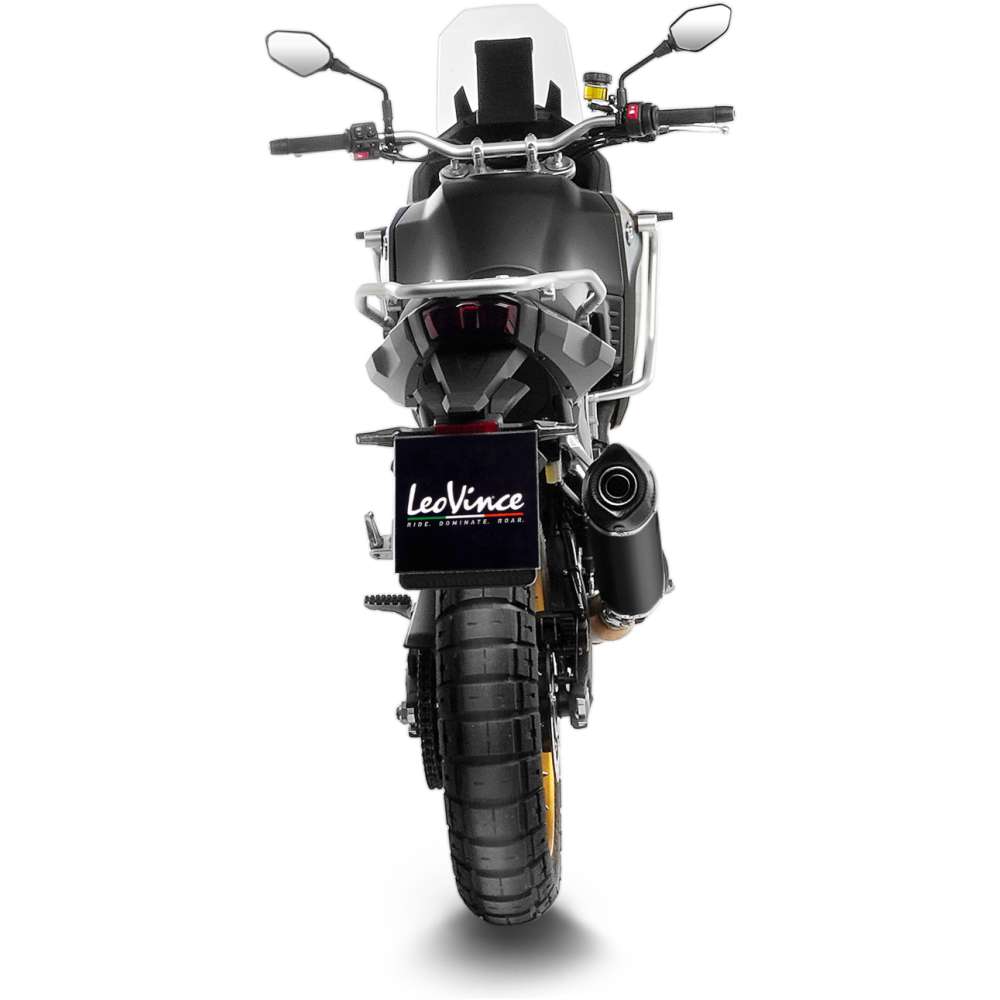 KOVE 800 X LeoVince Exhaust LV ONE EVO Black Slip-On Silencer 2024-2026 - Slika 4