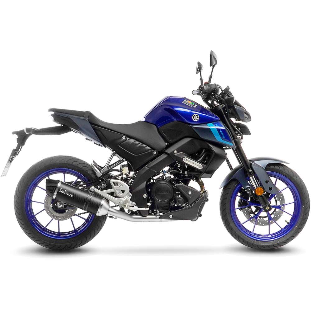 YAMAHA MT-125 LeoVince Exhaust Complete Racing System with LV ONE EVO Carbon Silencer 2025-2026 - Image 2