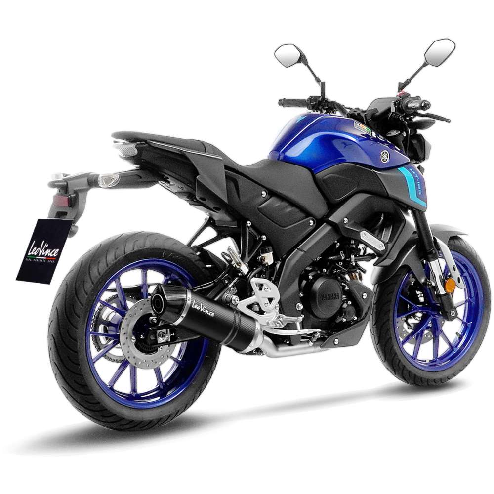YAMAHA MT-125 LeoVince Exhaust Complete Racing System with LV ONE EVO Carbon Silencer 2025-2026 - Image 3