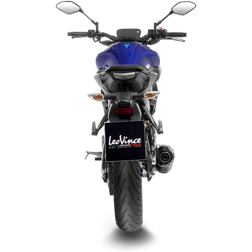 YAMAHA MT-125 LeoVince Exhaust Complete Racing System with LV ONE EVO Carbon Silencer 2025-2026 - Image 4