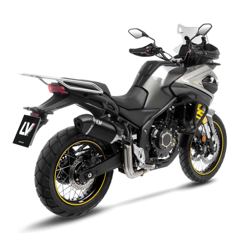 VOGE VALICO 525 DSX LeoVince Exhaust LV-14 Black Slip-On Silencer 2023-2025 - Slika 3