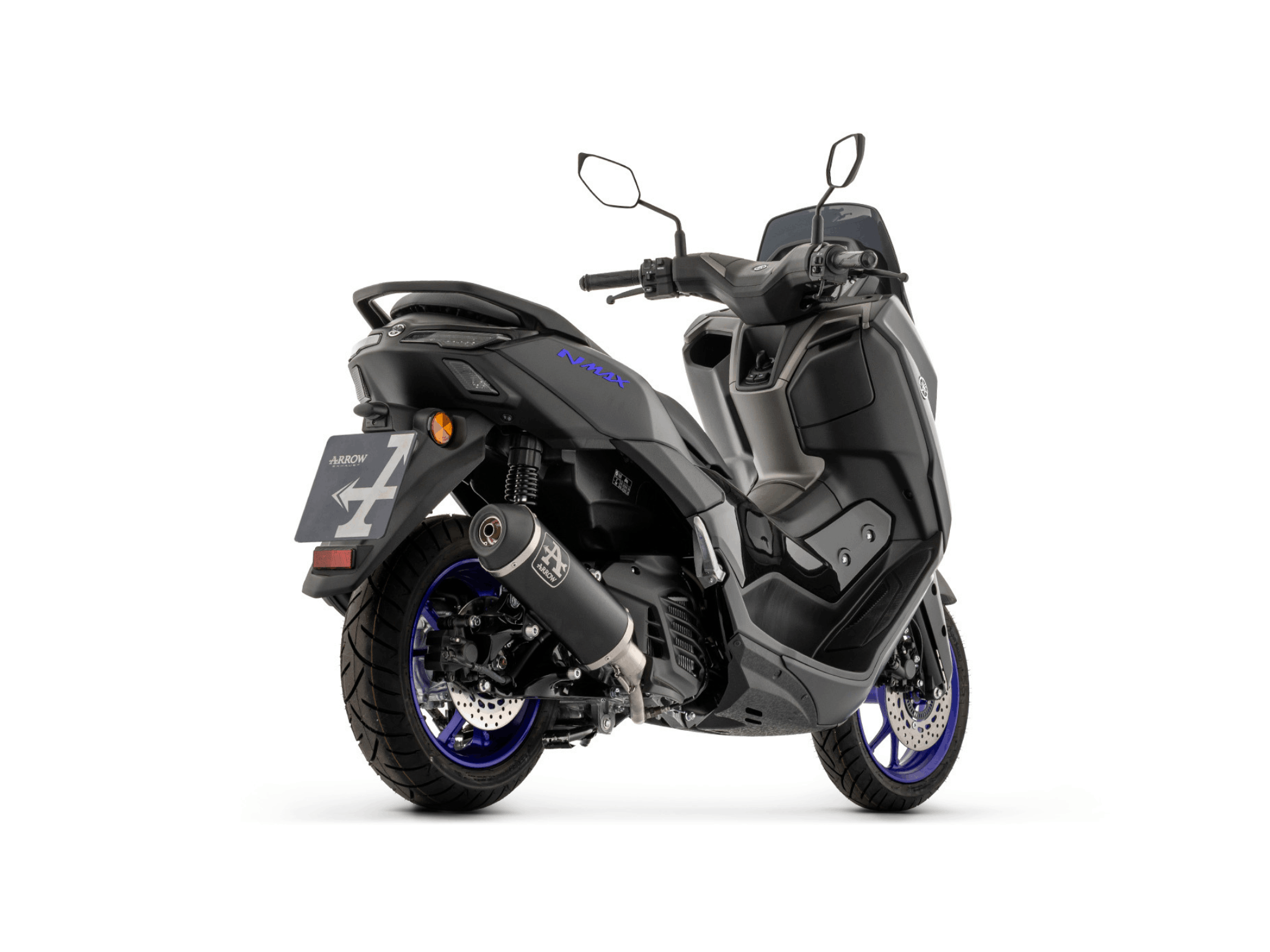 YAMAHA NMAX 125 ARROW Exhaust Complete Racing System with Urban Aluminium "Dark" Silencer 2025-2026 - Image 3