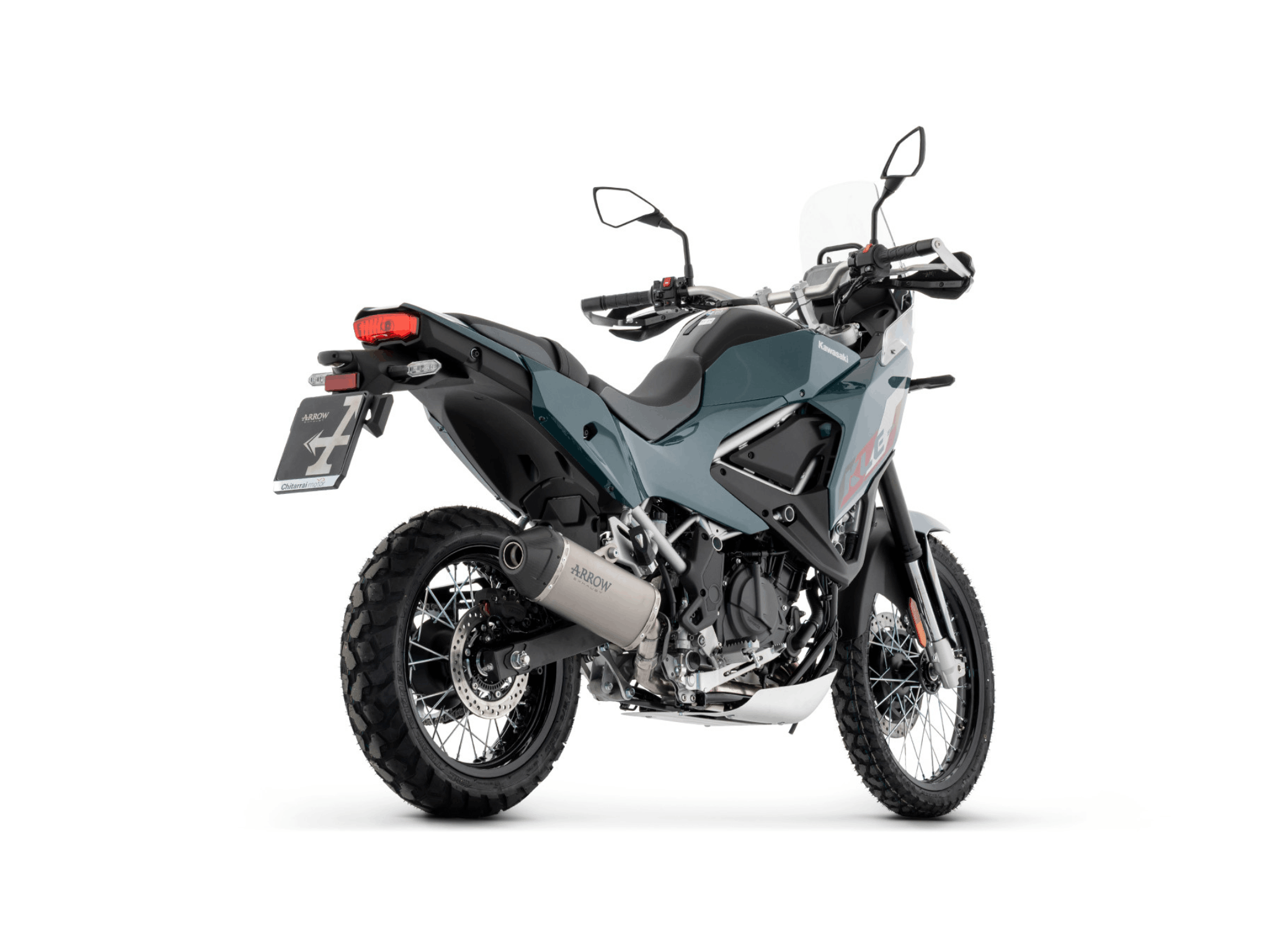 KAWASAKI KLE 500 ARROW Exhaust Explorer Titanium Silencer 2026 - immagine 3