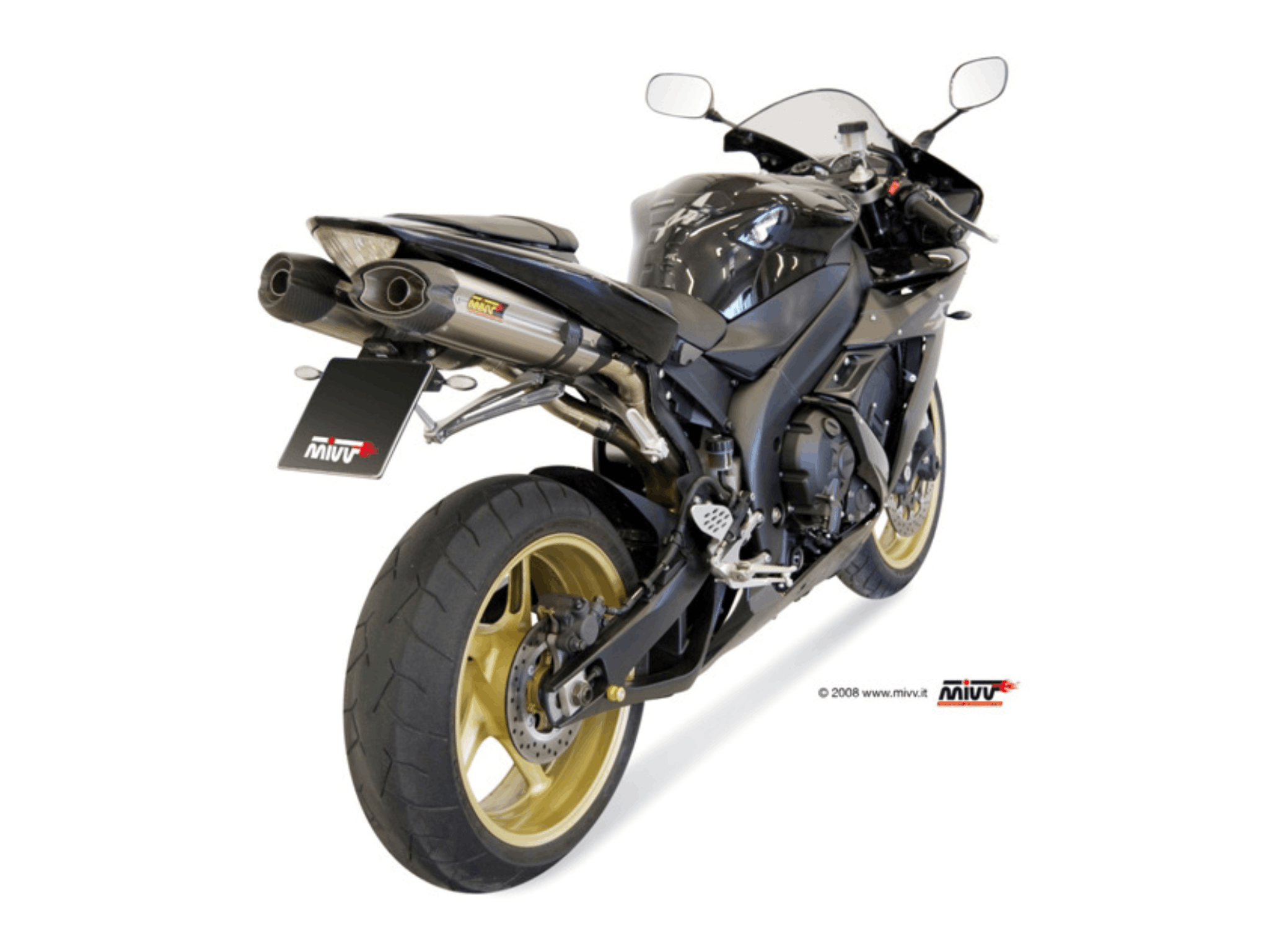 YAMAHA R1 MIVV Exhaust SUONO Slip-On Silencers 2004-2006 - Slika 3
