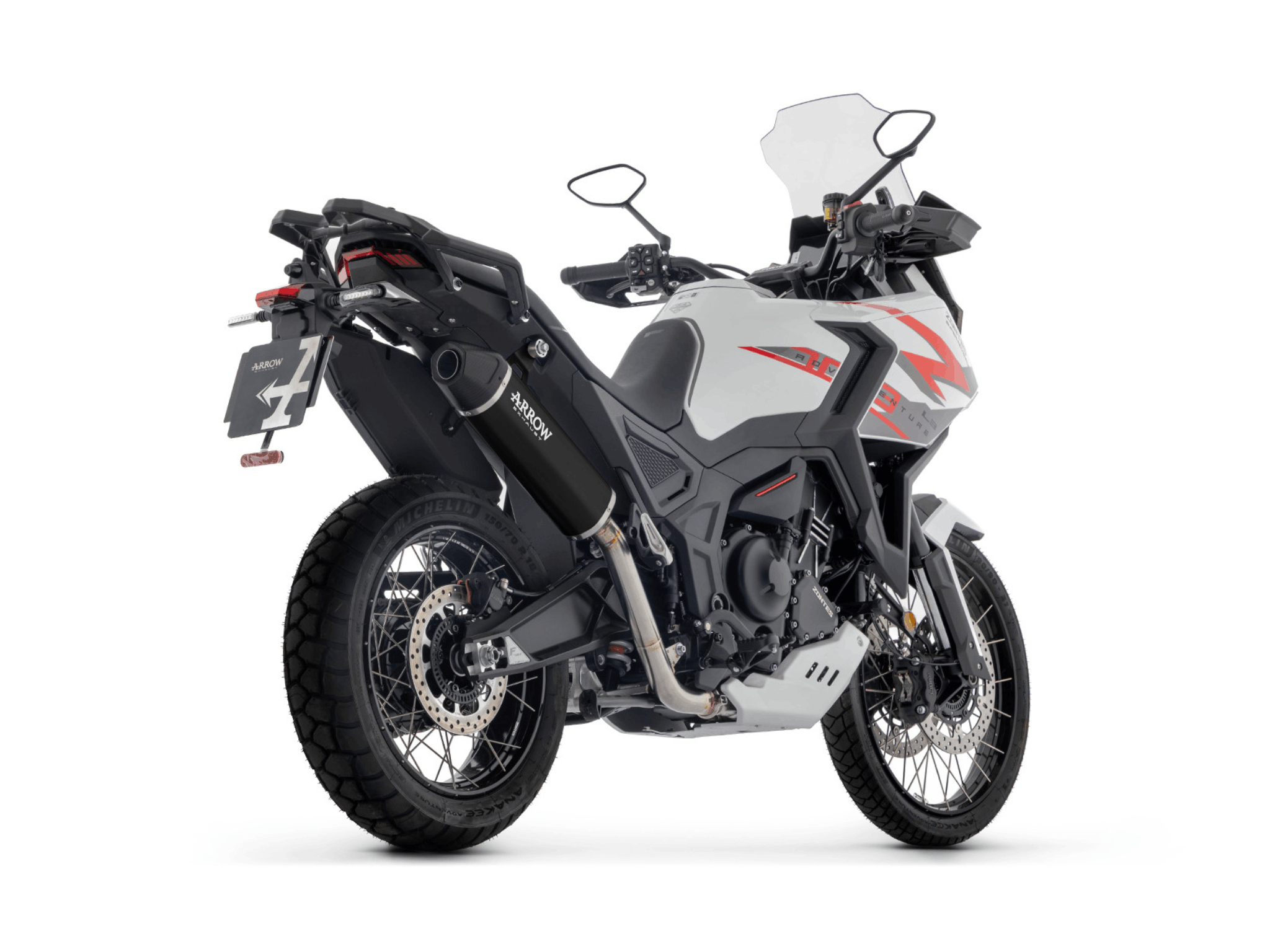 ZONTES ZT703-F ARROW Exhaust Indy Race EVO Aluminium "Dark" Silencer 2025-2026 - Image 3