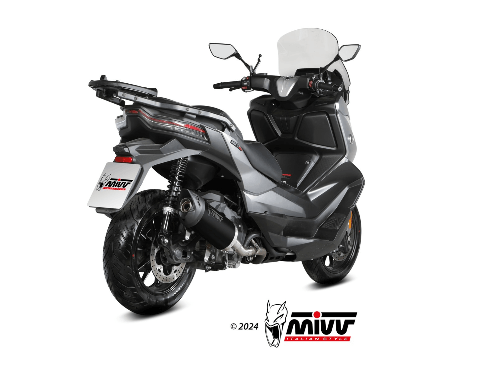 VOGE SFIDA SR4 MAX MIVV Exhaust MOVER Slip-On Silencer 2024 - Slika 3