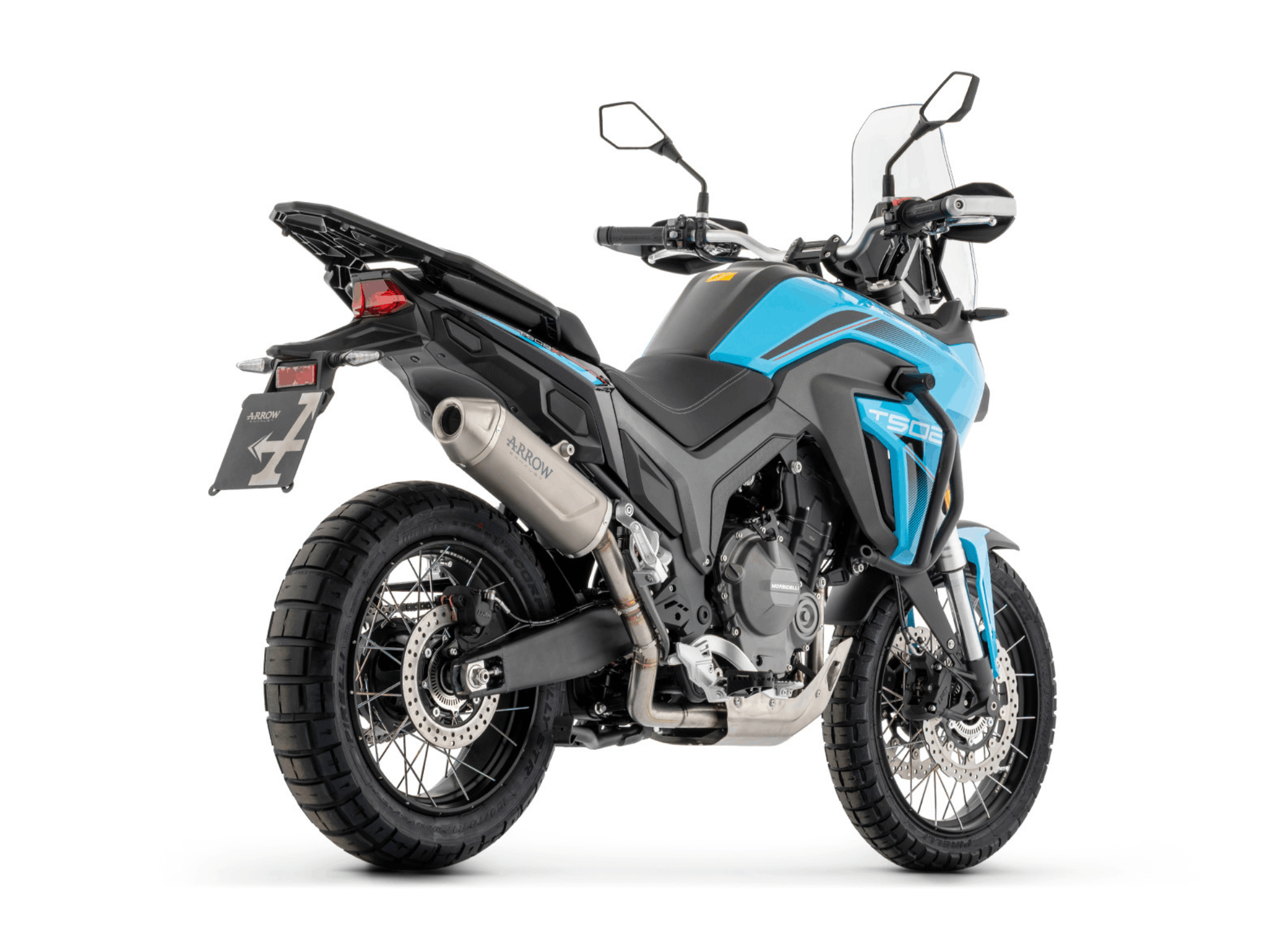 MORBIDELLI T502X ARROW Exhaust Indy Race EVO Aluminium "Dark" Silencer 2026 - Slika 3