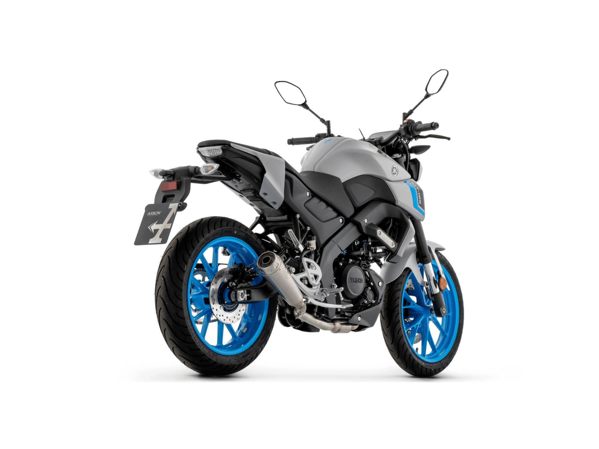 YAMAHA MT-125 ARROW Exhaust Complete Racing System with Pro-Race Nichrom "Dark" Silencer 2025-2026 - Slika 3