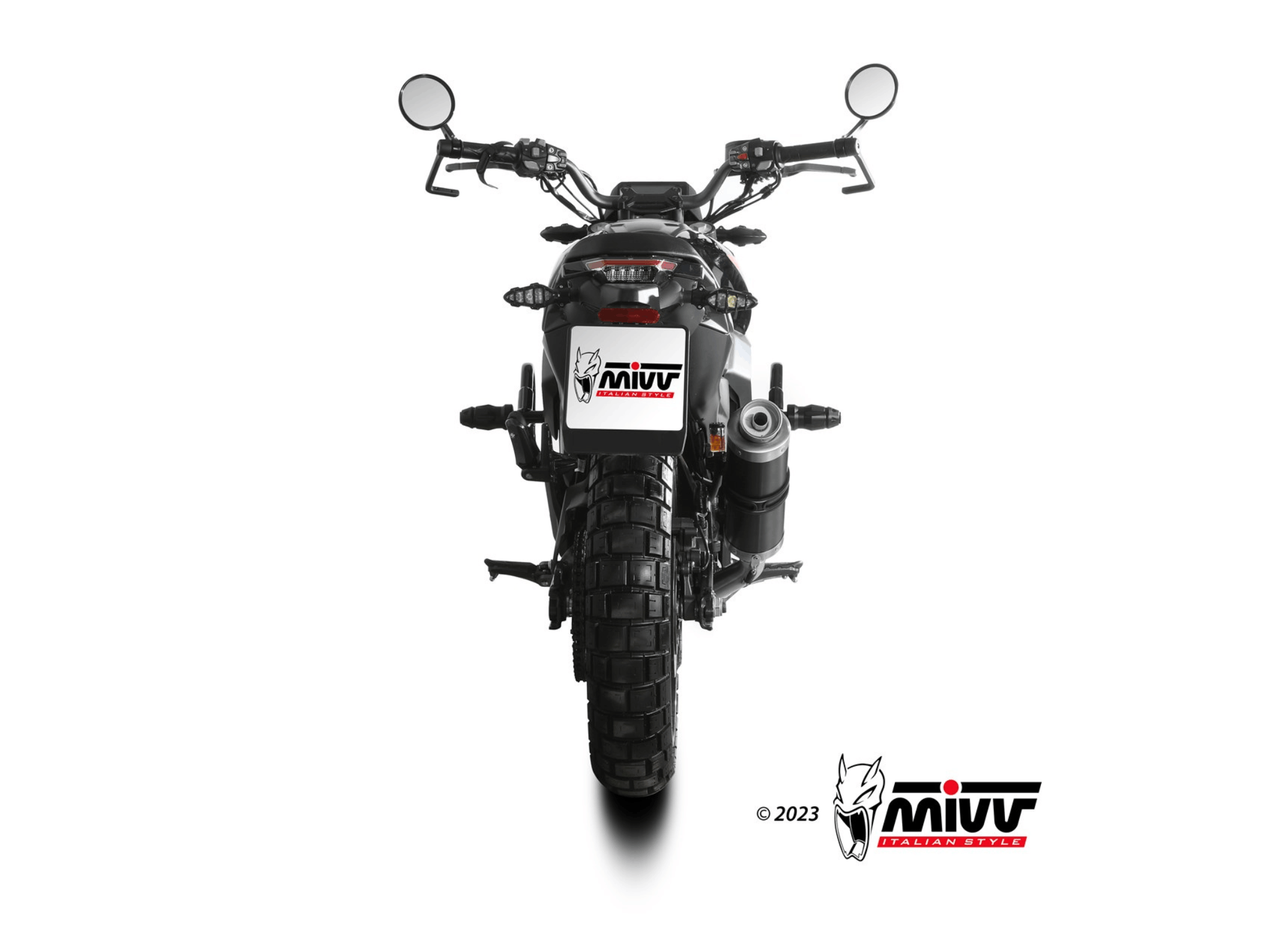 ZONTES 125 GK MIVV Exhaust GP Black Slip-On Silencer 2021-2024 - immagine 4