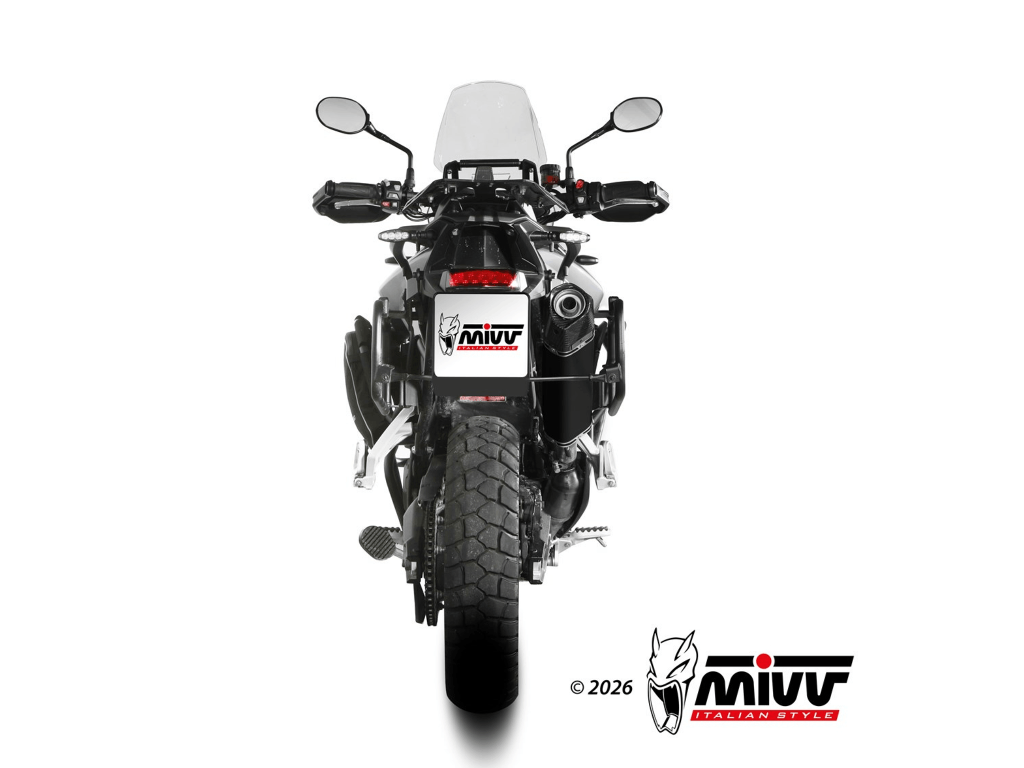 TRIUMPH TIGER 850 SPORT MIVV Exhaust SPEED EDGE Black Slip-On Silencer 2021-2025 - Slika 4