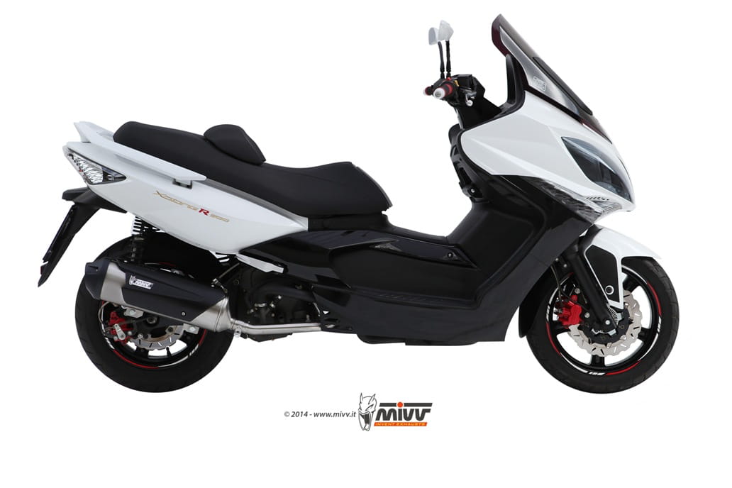 KYMCO XCITING 500 MIVV Exhaust Complete System with URBAN Silencer 2005-2014 - Slika 2