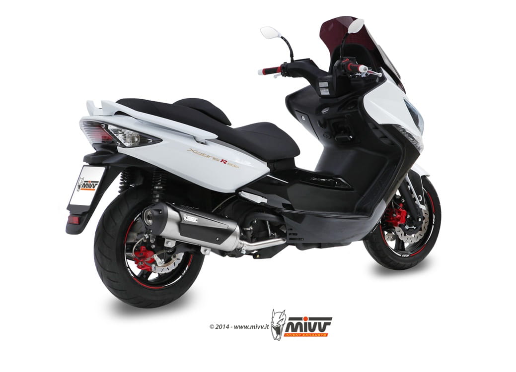 KYMCO XCITING 500 MIVV Exhaust Complete System with URBAN Silencer 2005-2014 - Slika 3