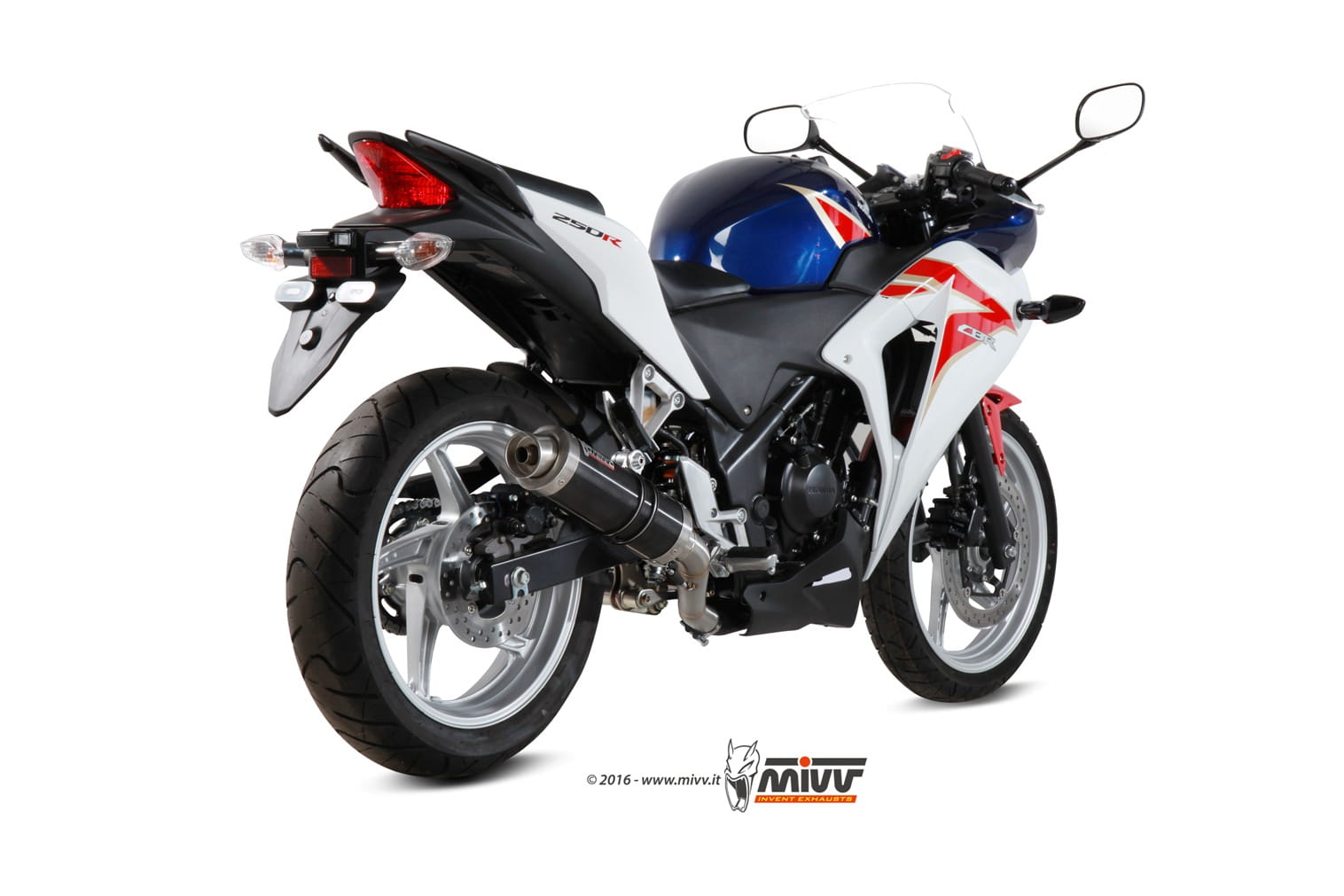 HONDA CBR 250 R MIVV Exhaust GP Black Slip-On Silencer 2011-2014 - Slika 3