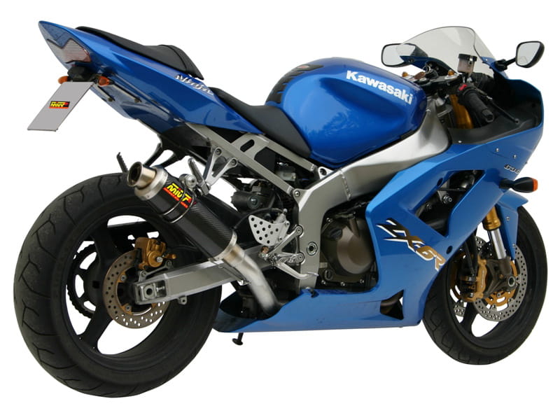 KAWASAKI NINJA ZX-6R MIVV Exhaust GP Carbon Slip-On Silencer 2003-2004 - immagine 3