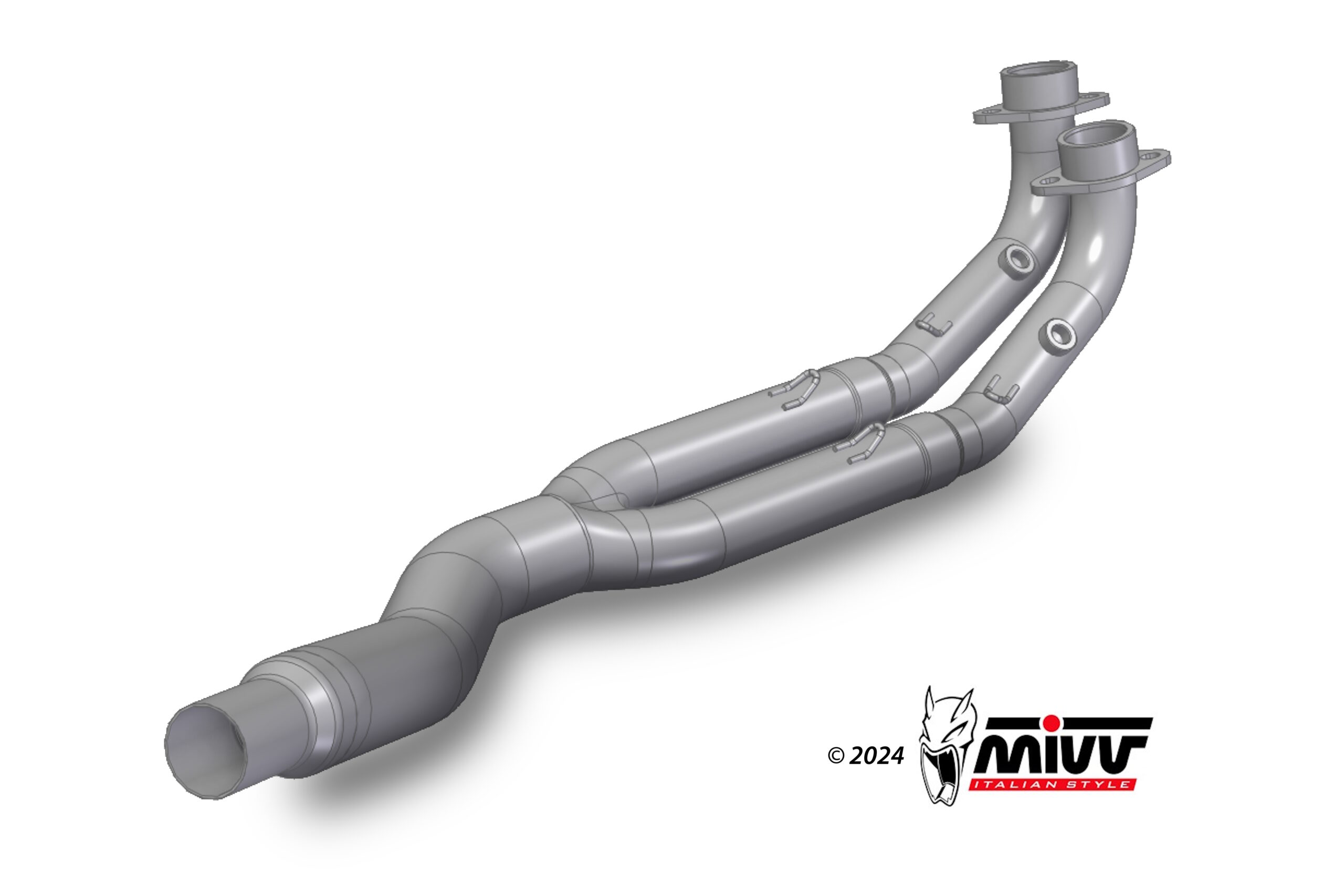 KYMCO AK 550 MIVV Exhaust Optional Racing Collecctors 2021-2024