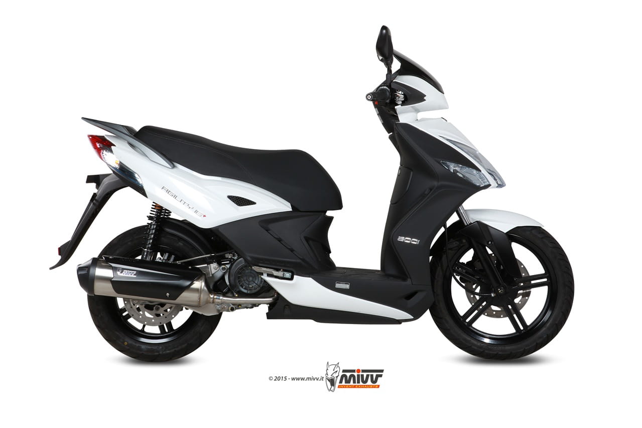 KYMCO AGILITY 200 R16+ MIVV Exhaust Complete System with URBAN Silencer 2014-2016 - Slika 2