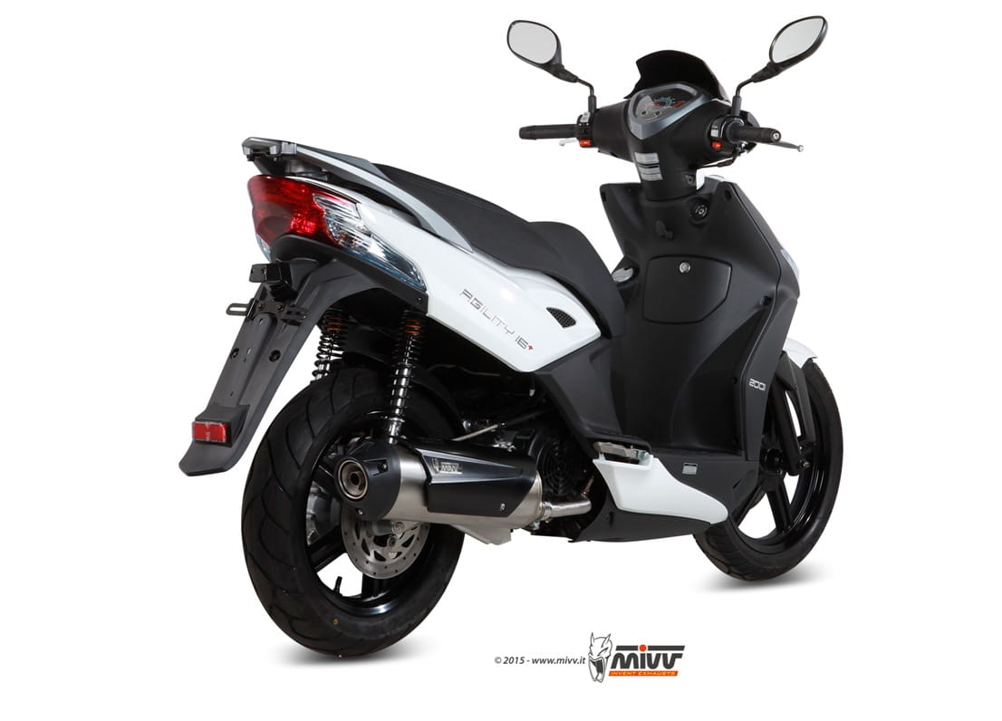 KYMCO AGILITY 200 R16+ MIVV Exhaust Complete System with URBAN Silencer 2014-2016 - Slika 3