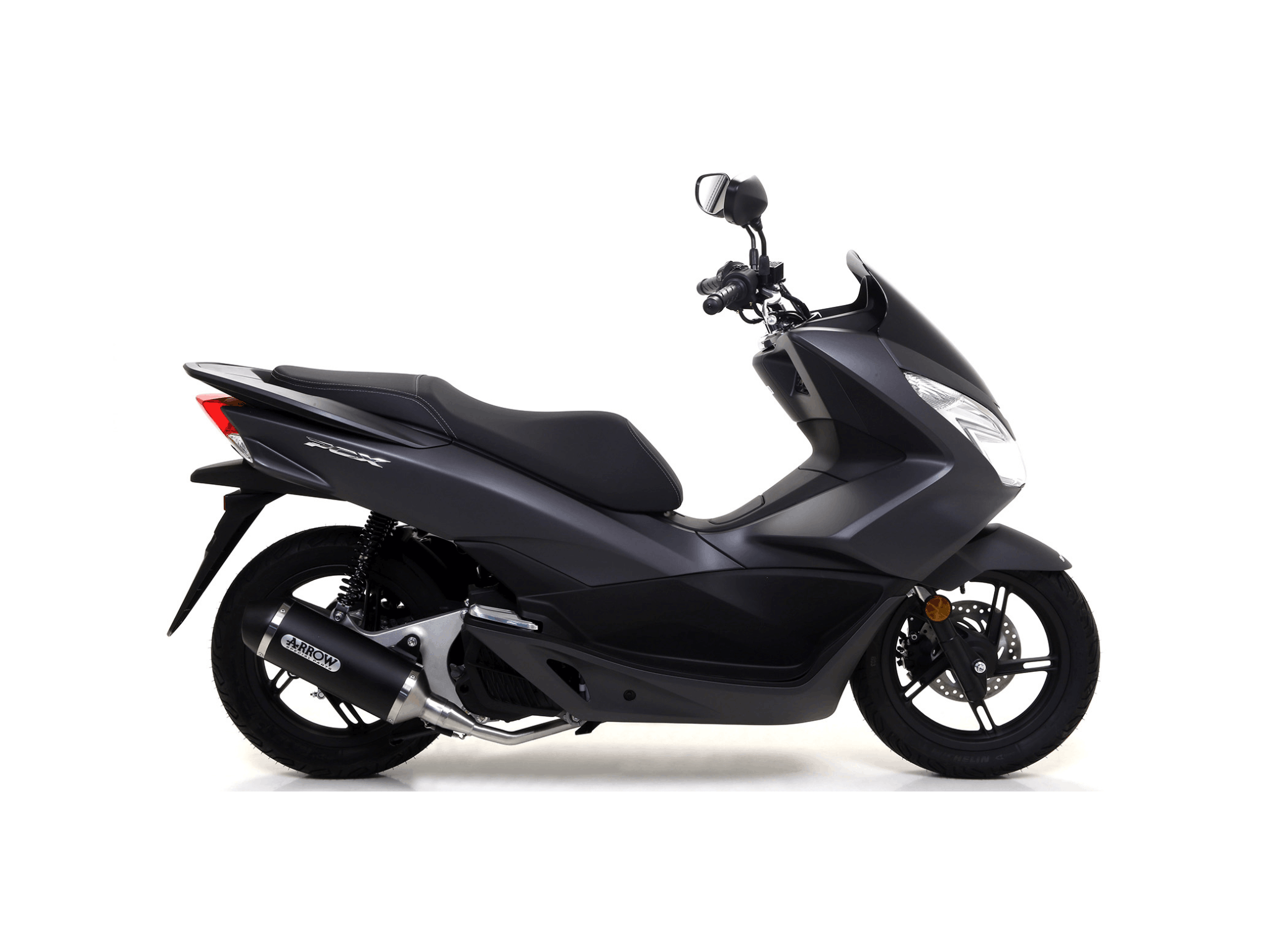 HONDA PCX 125 ARROW Exhaust Urban Aluminium "Dark" Silencer 2014-2017 - Slika 2