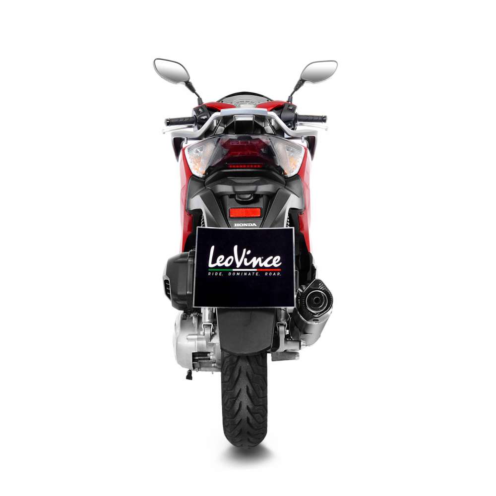 HONDA SH 125 LeoVince Exhaust Full System with NERO Silencer 2017-2019 - Slika 4