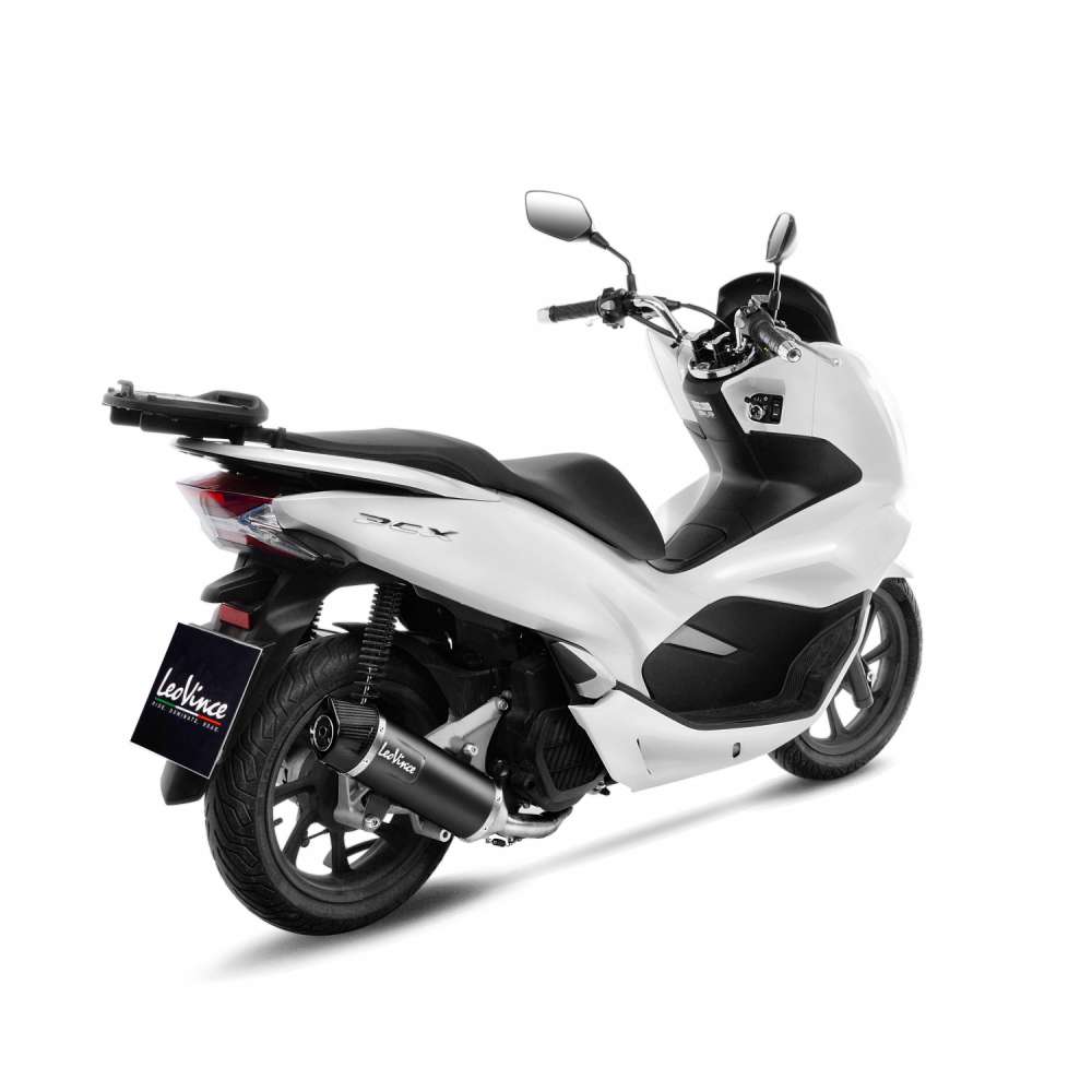 HONDA PCX 125 LeoVince Exhaust Complete System with NERO Silencer 2018-2020 - Slika 3