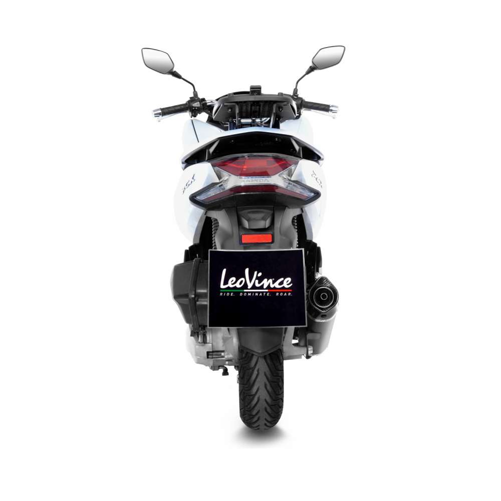 HONDA PCX 125 LeoVince Exhaust Complete System with NERO Silencer 2018-2020 - Slika 4
