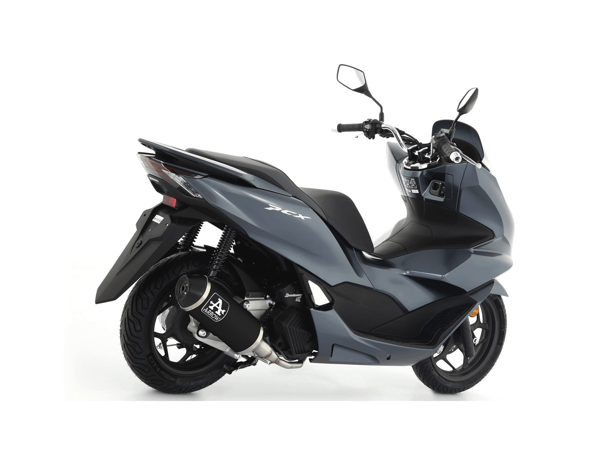 HONDA PCX 125 ARROW Exhaust Urban Aluminium "Dark" Silencer 2021-2024 - Slika 3