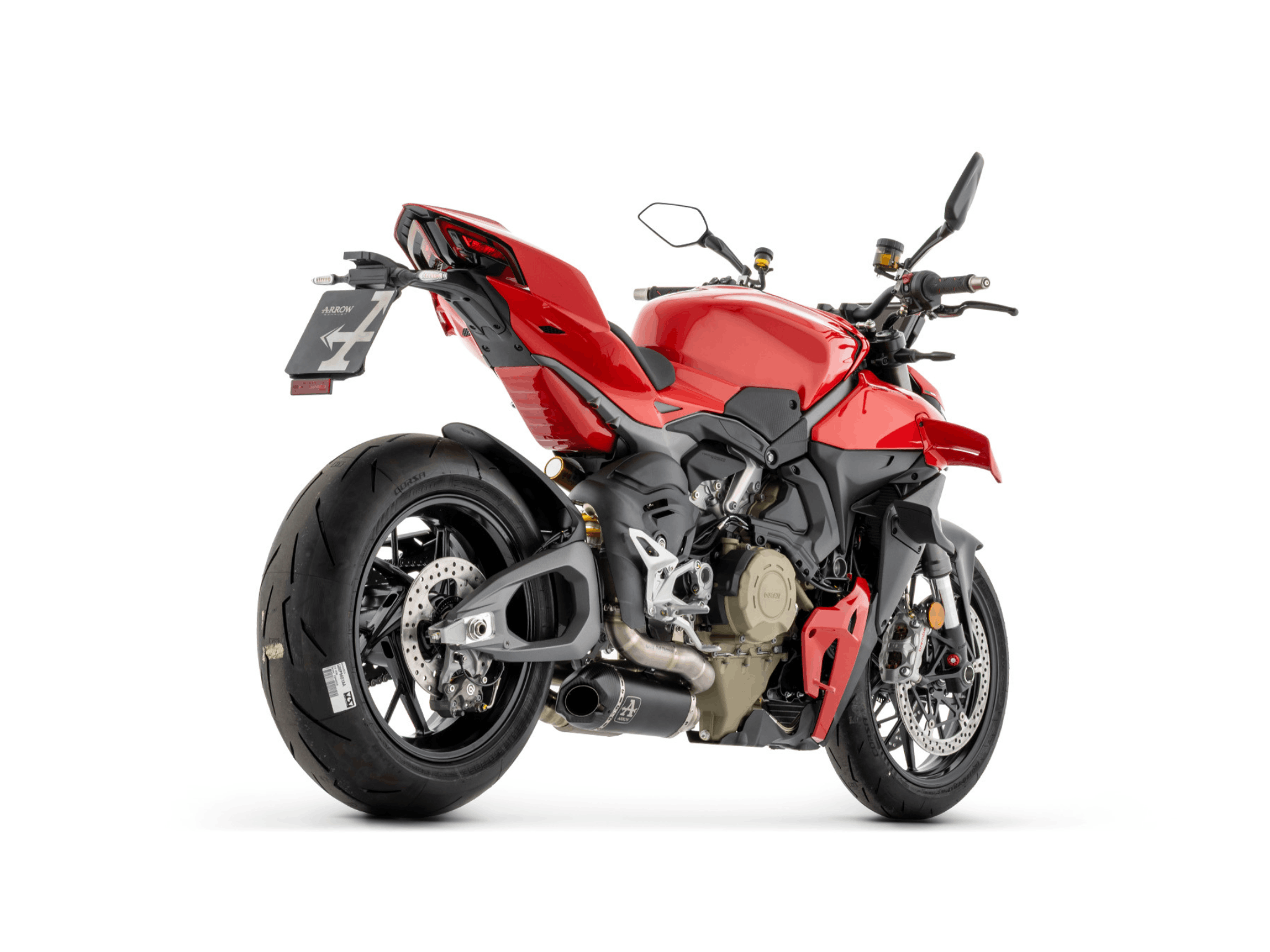 DUCATI STREETFIGHTER V4 ARROW Exhaust Titanium Works Silencer with Titanium link pipes 2025-2026 - immagine 3