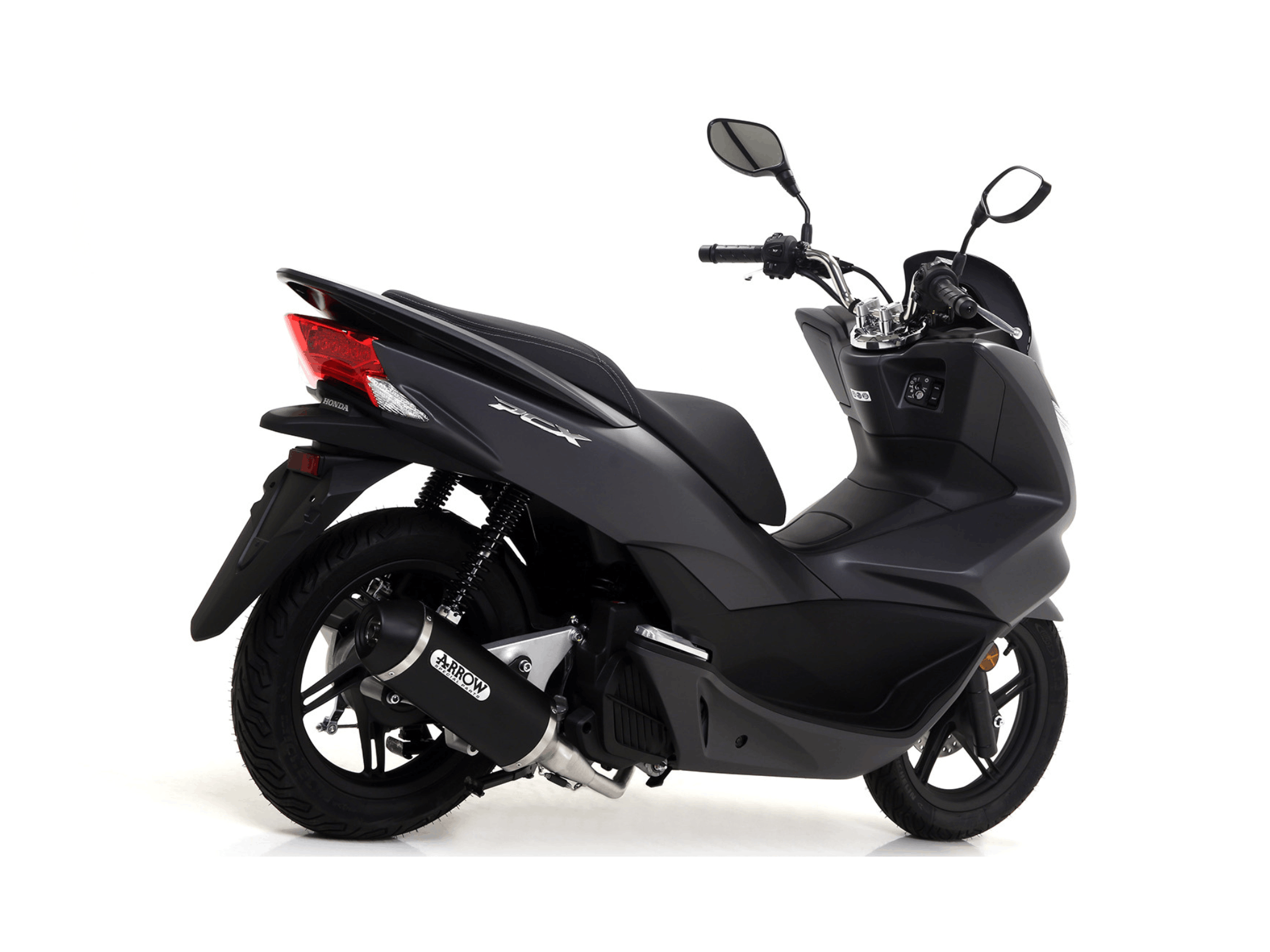 HONDA PCX 125 ARROW Exhaust Urban Aluminium "Dark" Silencer 2014-2017 - Slika 3