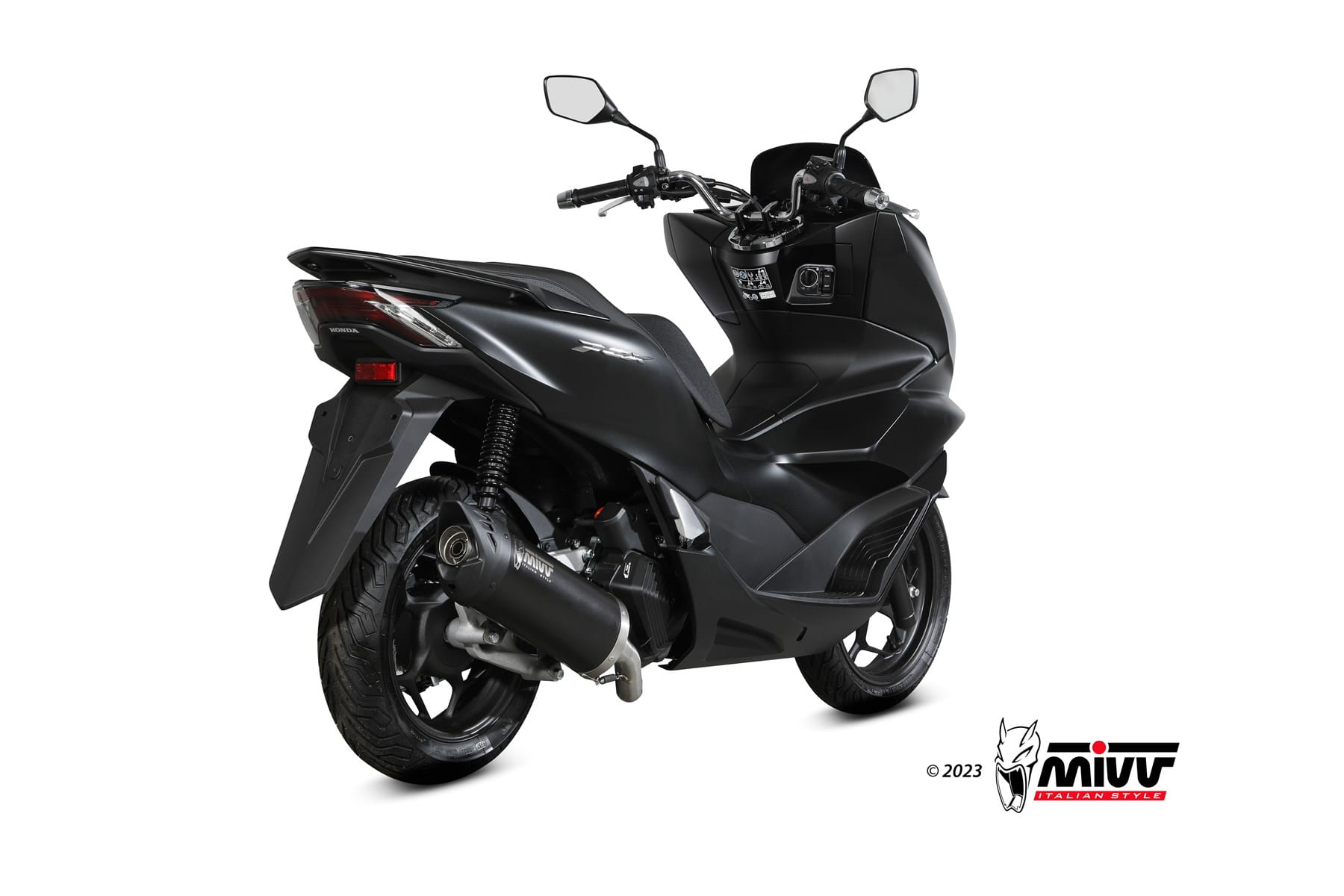 HONDA PCX 125 MIVV Exhaust Complete System with MOVER Silencer 2021-2024 - Slika 3