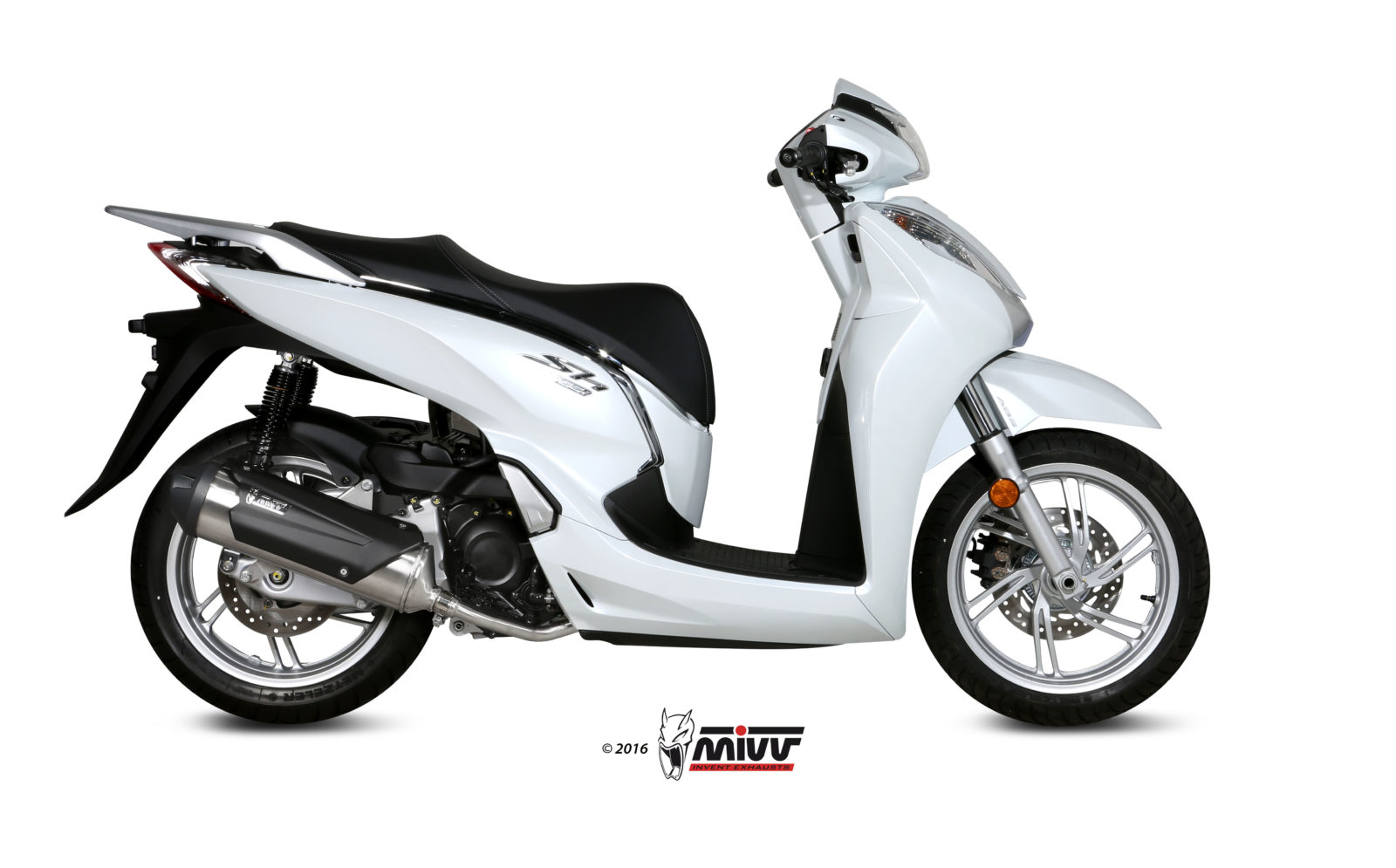 HONDA SH 300 MIVV Exhaust Full System with URBAN Silencer 2015-2016 - Slika 2