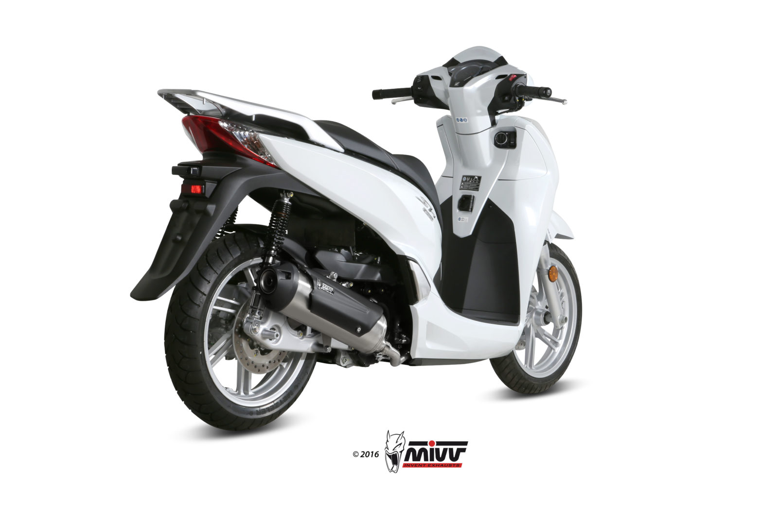 HONDA SH 300 MIVV Exhaust Full System with URBAN Silencer 2015-2016 - Slika 3