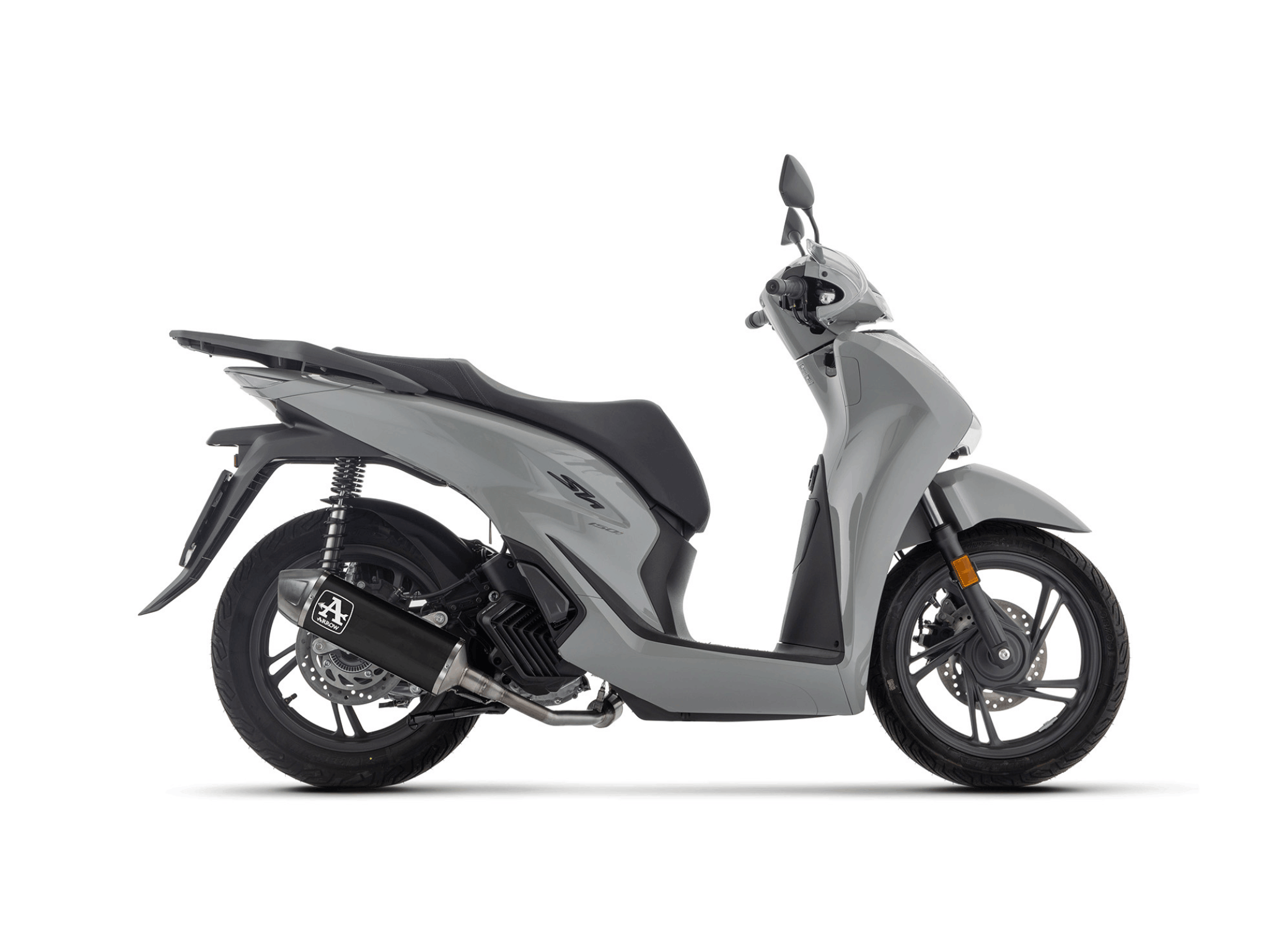 HONDA SH 150 ARROW Exhaust Full System with Urban Aluminium “Dark” Silencer 2024-2026 - Slika 2