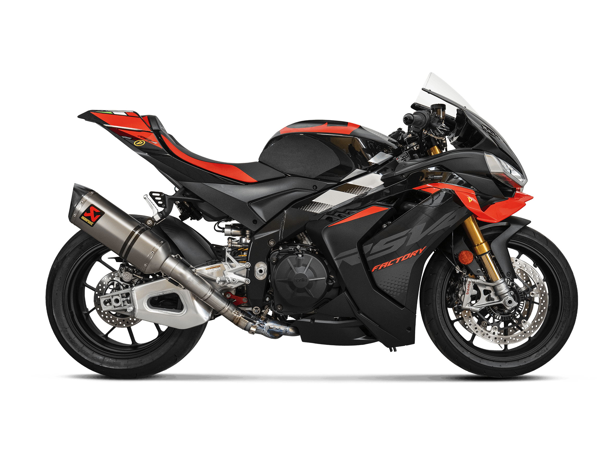 APRILIA RSV4 Akrapovič Slip-On Line (Titanium) 2021-2026 - Slika 2